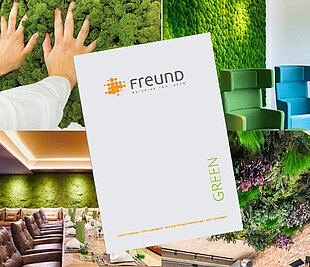 GREEN Broschüre Vorschau, Freund GmbH Broschüre Moosmanufaktur zum Download